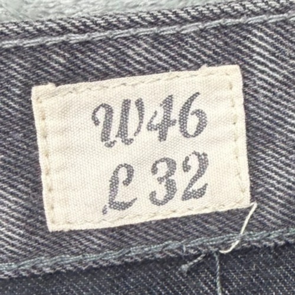 PJ Mark Mens Jeans 46x32 (Real 46x30.5) Charcoal Acid Washed Straight Baggy Leg - Picture 7 of 12
